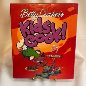 First‎ Edition Betty Crocker’s kids cook! Cookbook EUC Hardcover Spiral-bound